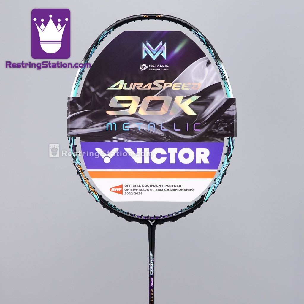 ไม้แบดมินตัน Victor AuraSpeed 90K Metallic Professional (ARS-90KM)