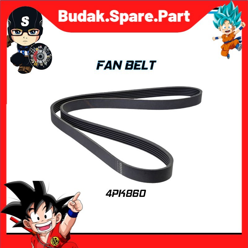 เข็มขัดพัดลม 4PK860 GAIDO