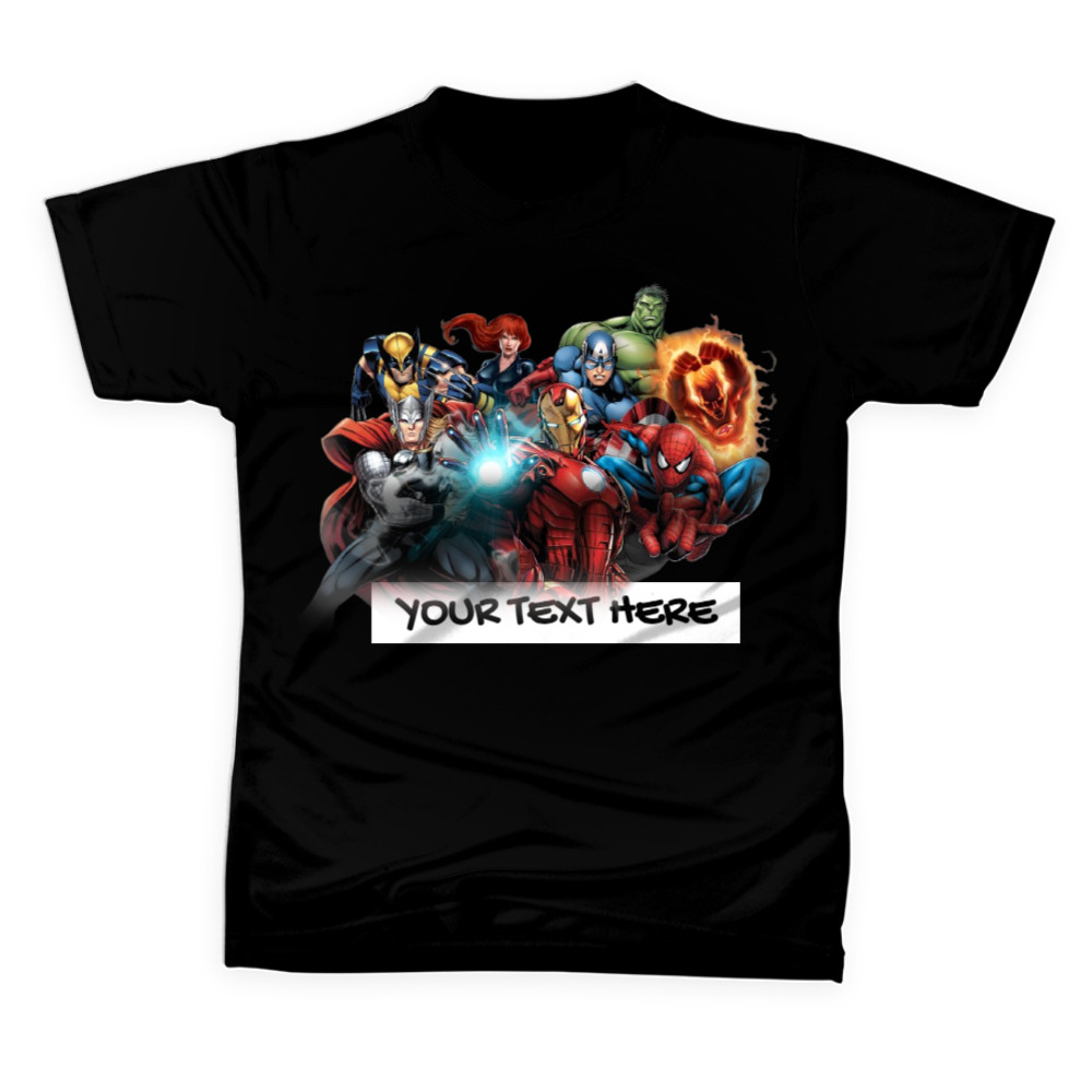 เสื้อยืด AVENGERS MARVEL สําหรับวันเกิดลําลอง