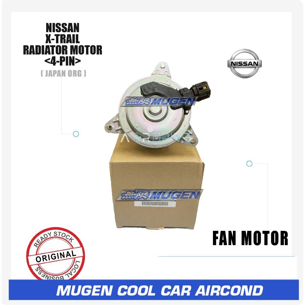 NISSAN X-TRAIL RADIATOR MOTOR <4-PIN> (ญี่ปุ่น ORG) ( 03571-19350 ) MGC