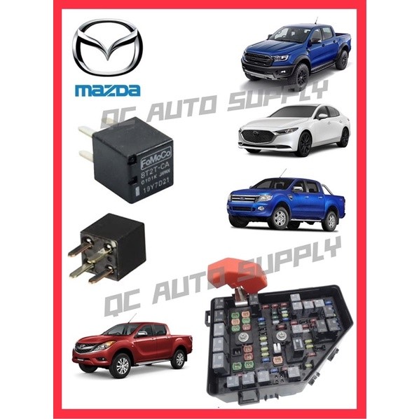 ACM 8T2T-CA FOMOCO JAPAN 4PIN RELAY สําหรับการใช้งานบน: FORD และ MAZDA ACM