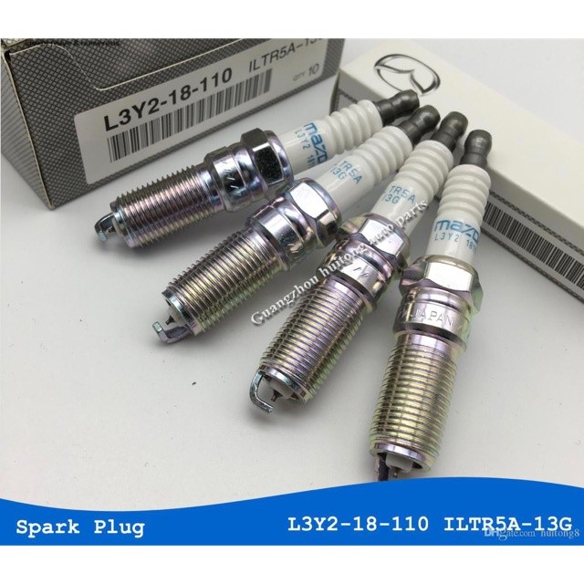 L3Y2-18-110 (NGK ILTR5A-13G) หัวเทียน Mazda Iridium MAZDA 3 BL 1.6 2.0 MAZDA 5 6 8 CX-5 CX-7 Non-Sky
