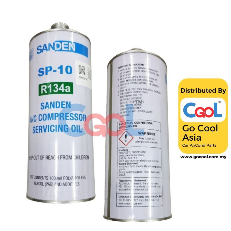 น้ํามัน - R134 น้ํามัน R134 SP-10 1000CC SANDEN PAG 46 REF:M1679-80020