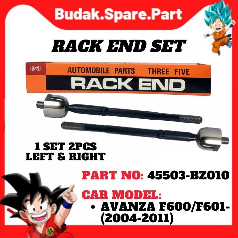 ชุดท้ายแร็ค Toyota Avanza F600 (2003-2011) (ญี่ปุ่น 555 ) -[อะไหล่GoKu]