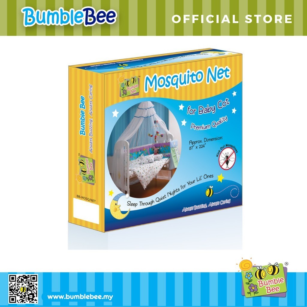 Bumble Bee Premium Baby Cot มุ้งกันยุง