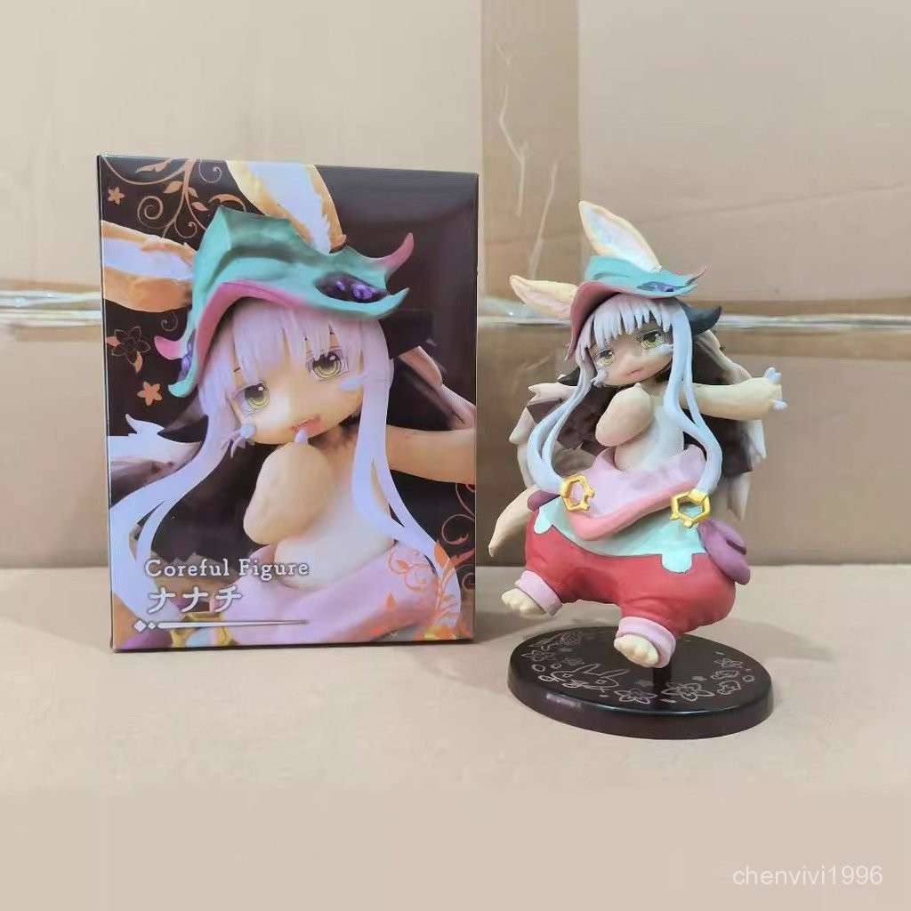 2025 Made in Abyss เมืองสีทองของ Scorching Sun Nanachi อะนิเมะรูป PVC รุ่นรูปปั้นตุ๊กตาแดชบอร์ดรถ Ac
