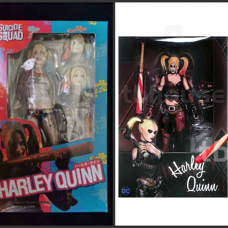 2025NECA SHF Suicide Squad Harley Quinn Action Figure รูปที่สะสม 8QJH
