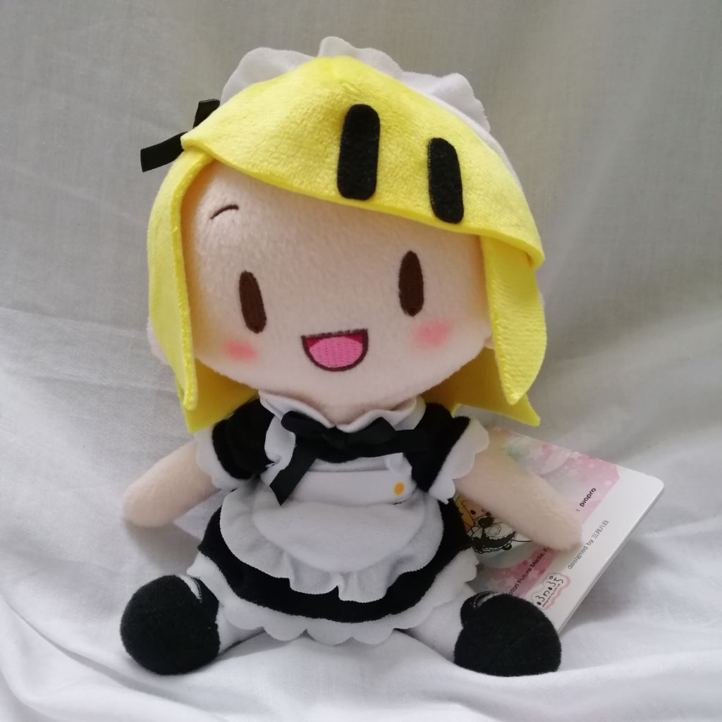 SEGA Kagamine Rin Mini ตุ๊กตาผ้ากํามะหยี่ Maid ver. 2025 JAPAN 16cm VOCALOID PLUSH TOY SOFTTOY DOLL 