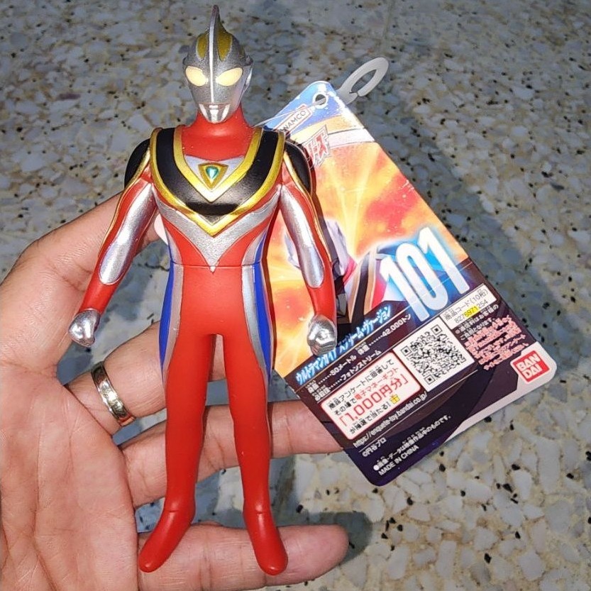 Bandai Ultra Hero Ultraman Mebius 49 sofubi 5.5 นิ้ว พร้อมป้าย (ใหม่)