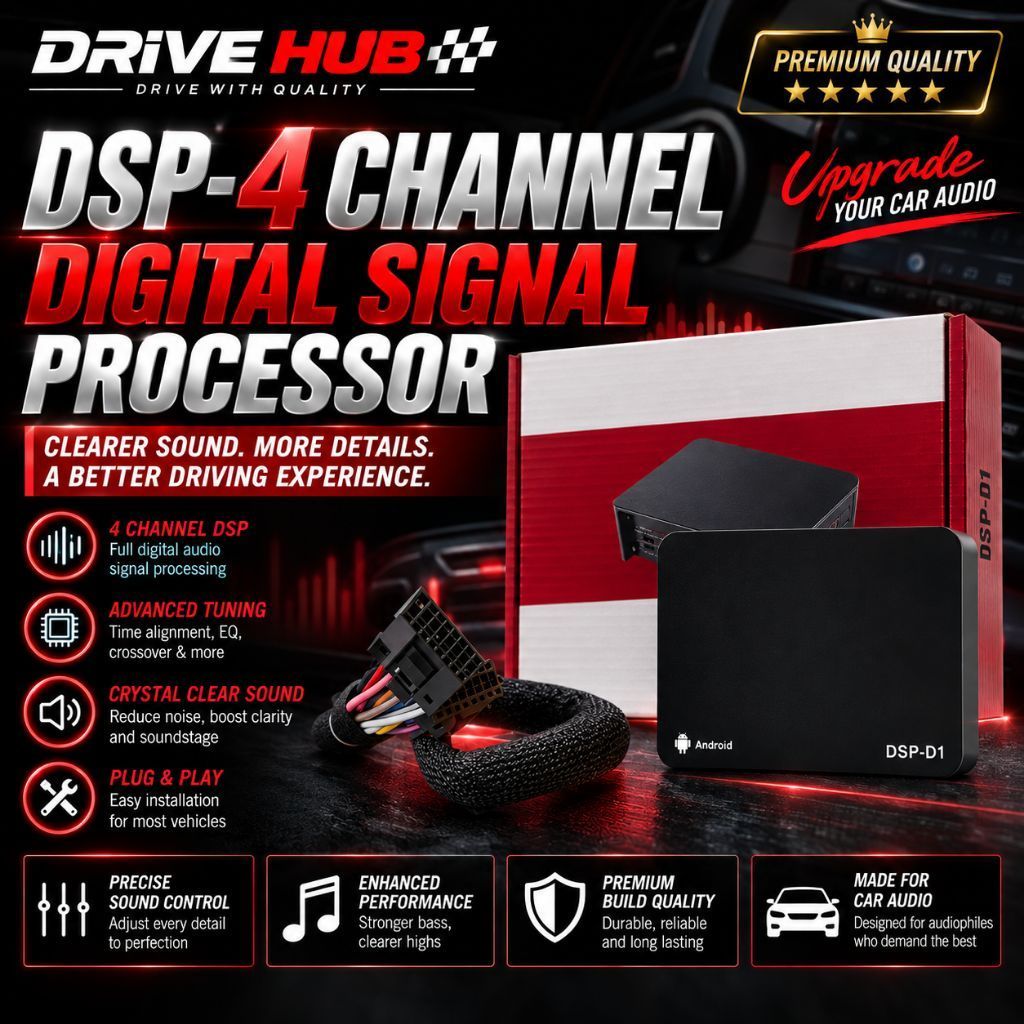 เครื่องเล่น Android DSP Amplifier Car Android Player Sound Boost Android PNP 4Ch /6Ch