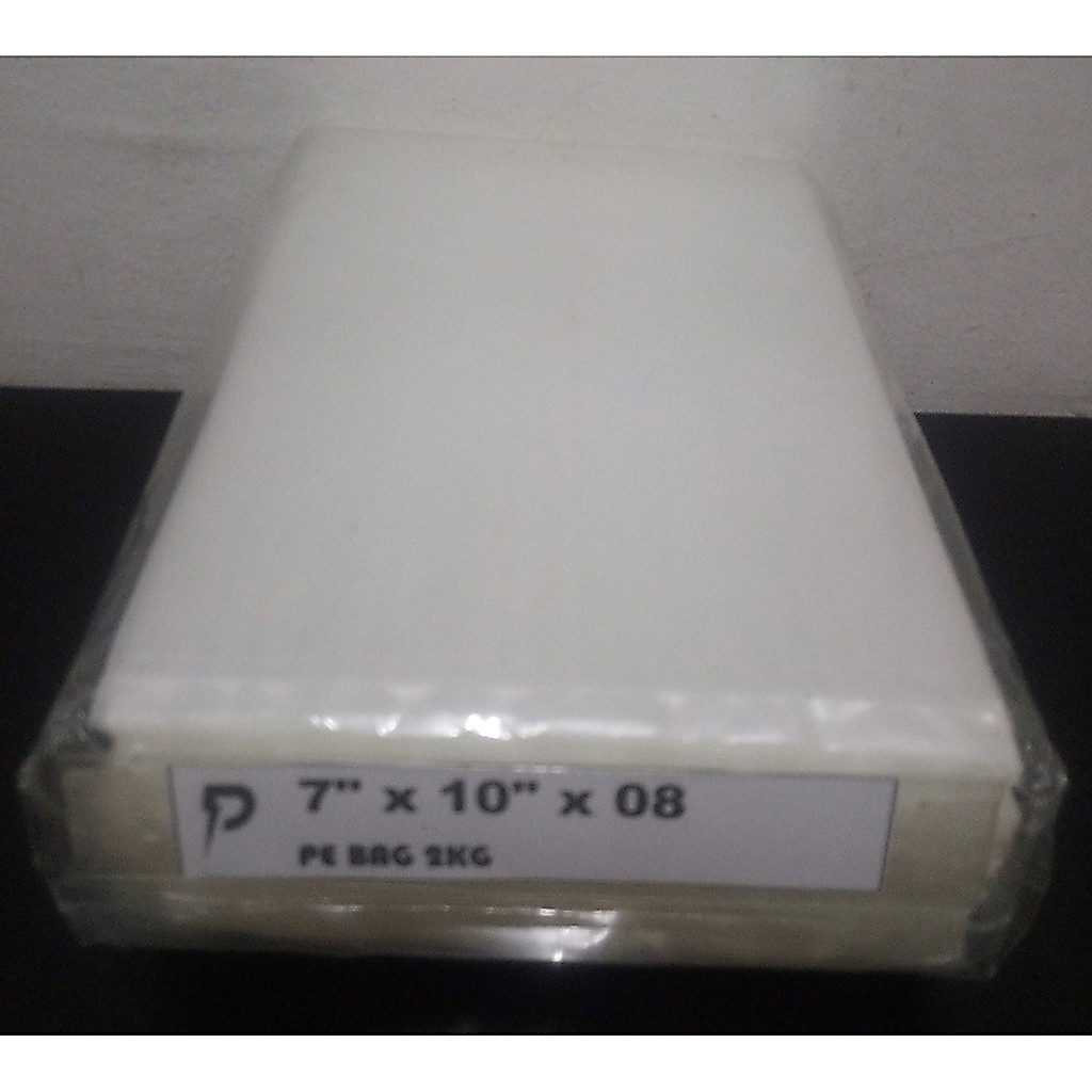 ถุงพลาสติก PE 08 ใส / 7 x 10 นิ้ว PE ใส 08 (0.08mm) ถุงพลาสติก / ถุง PE แบบหนา / Jenis Tebal / Pembu