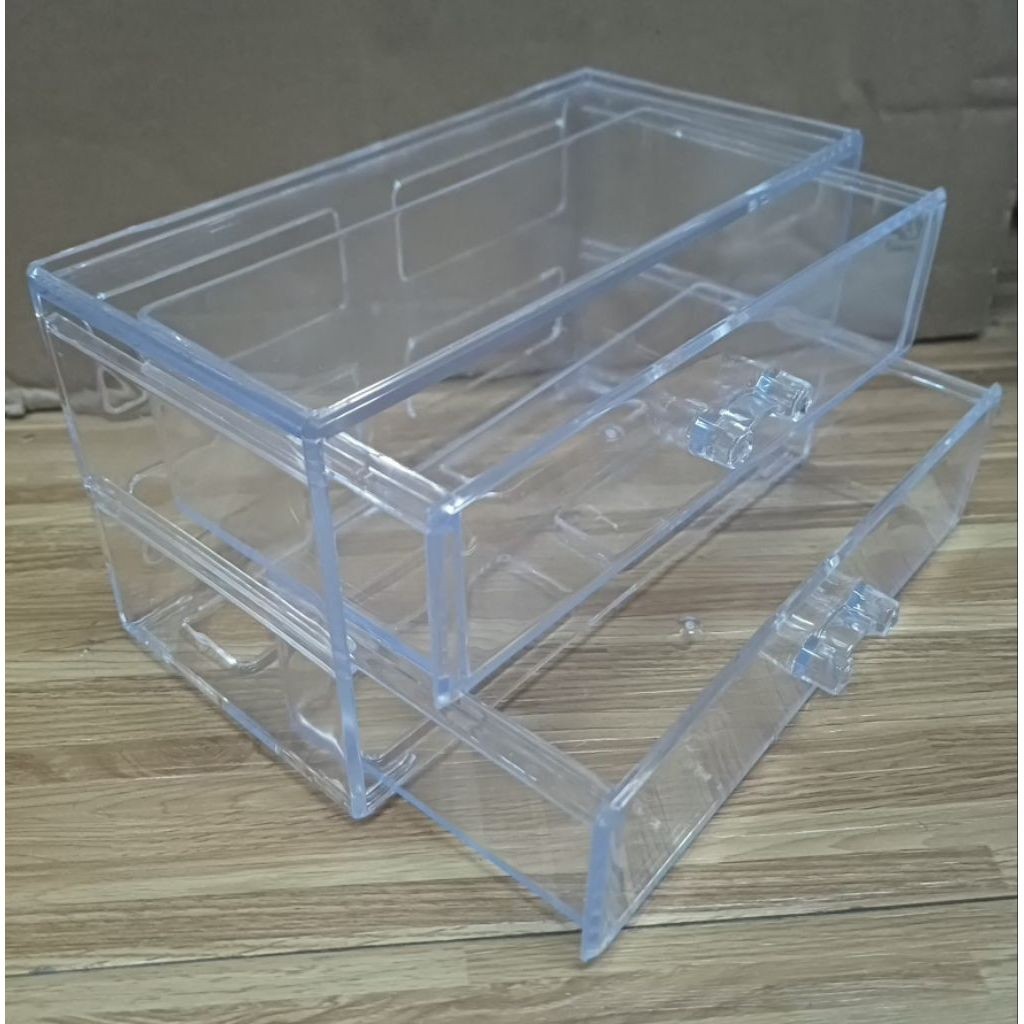 CASA ลิ้นชักใส 2 ชั้น 16.5x9x9ซม