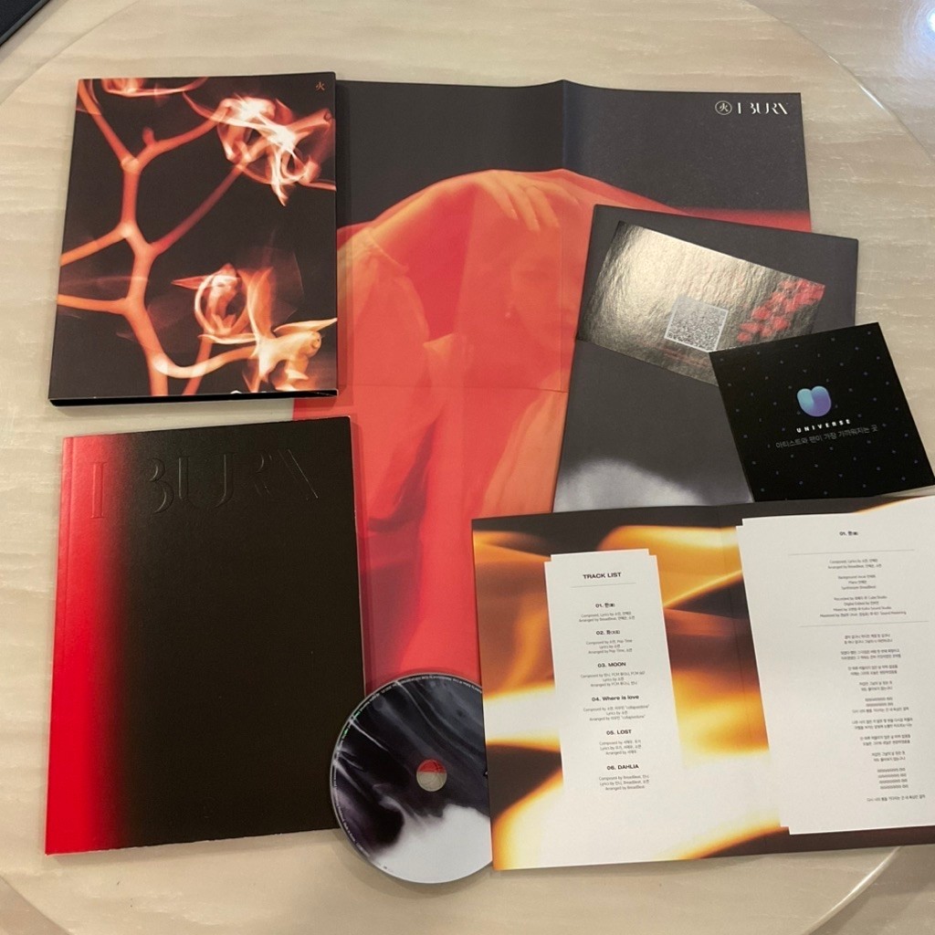 (G)i-dle / i-dle I Burn (รุ่น Fire) อัลบั้มไม่ปิดผนึก