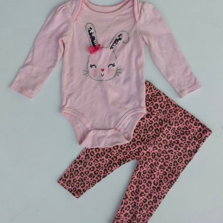 Wee play ชุดรอมเปอร์เด็กผู้หญิง 2pc(6-9m)