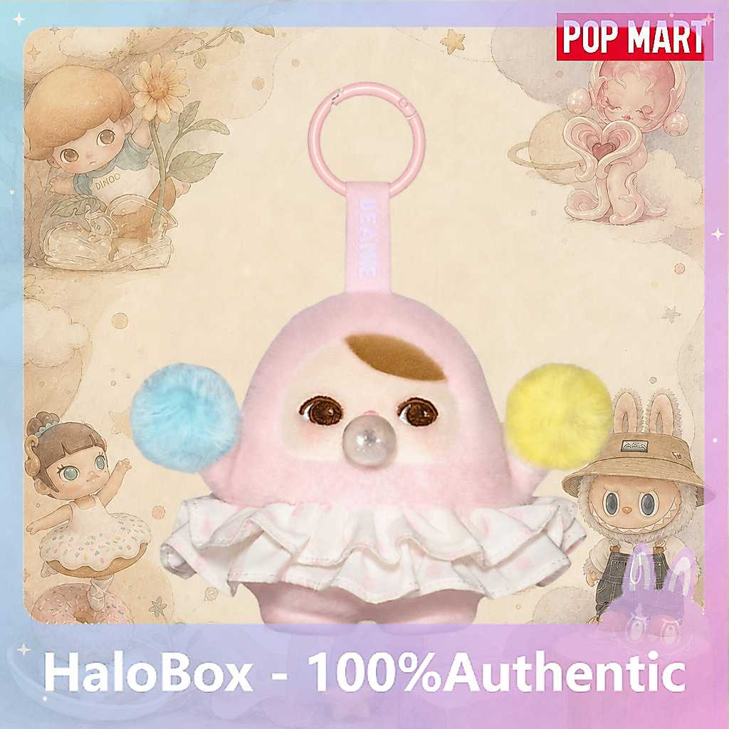 [ลับ] POPMART PUCKY Bean Bubble Series จี้ตุ๊กตา Mystery Box เครื่องประดับของแท้