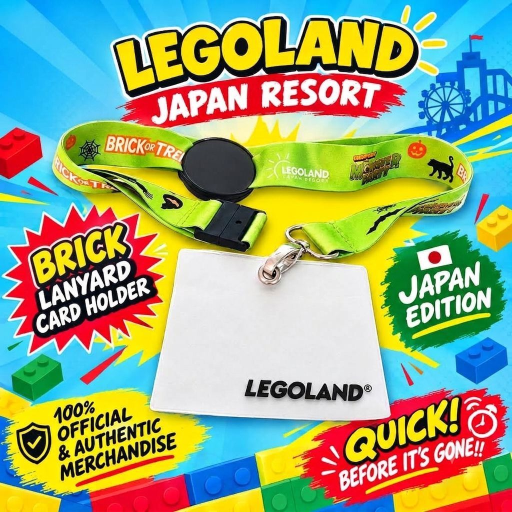LEGO/LEGOLAND JAPAN RESORT:BRICK OR TREAT MONSTER PARTY LANYARD JULY24 !!️-( % official & authentic 