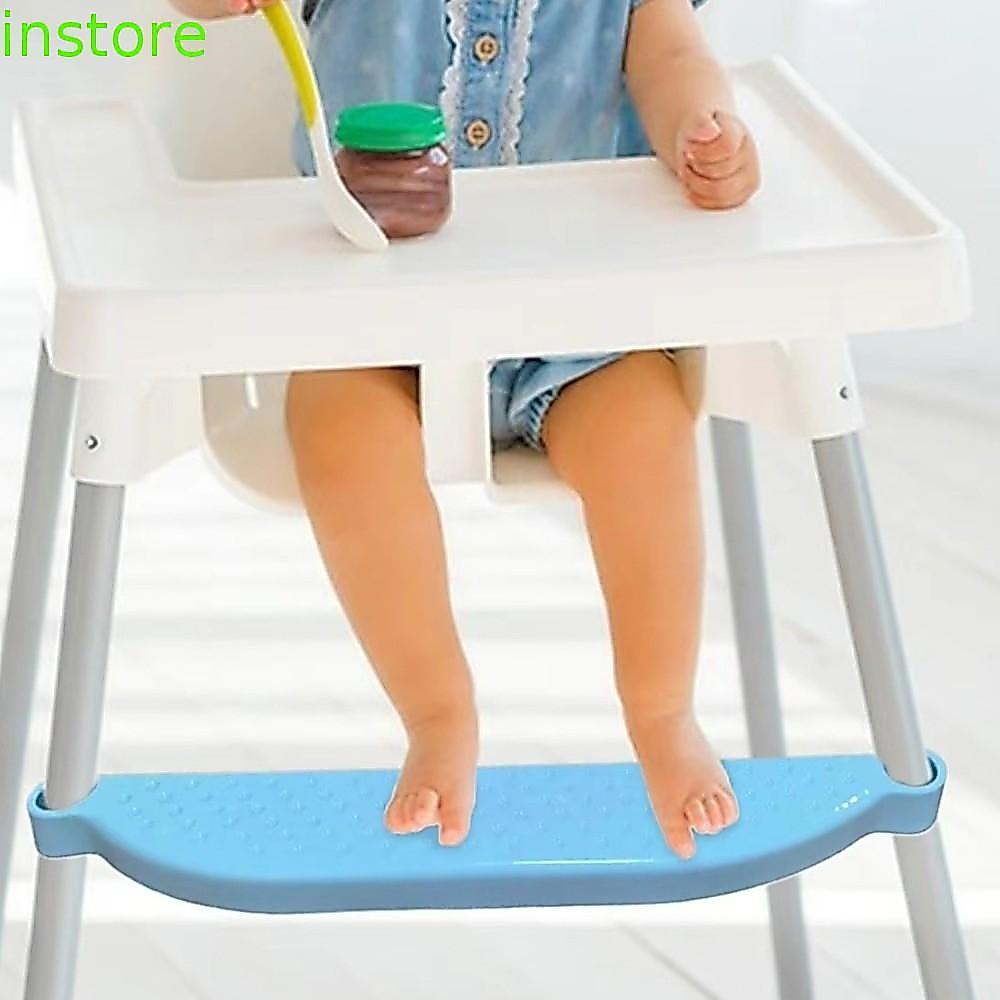 INSTORE Highchair Footrest, ปรับสบายเหยียบส่วนที่เหลือเท้า, Universal Ergonomic Anti-Slip Surface Ba