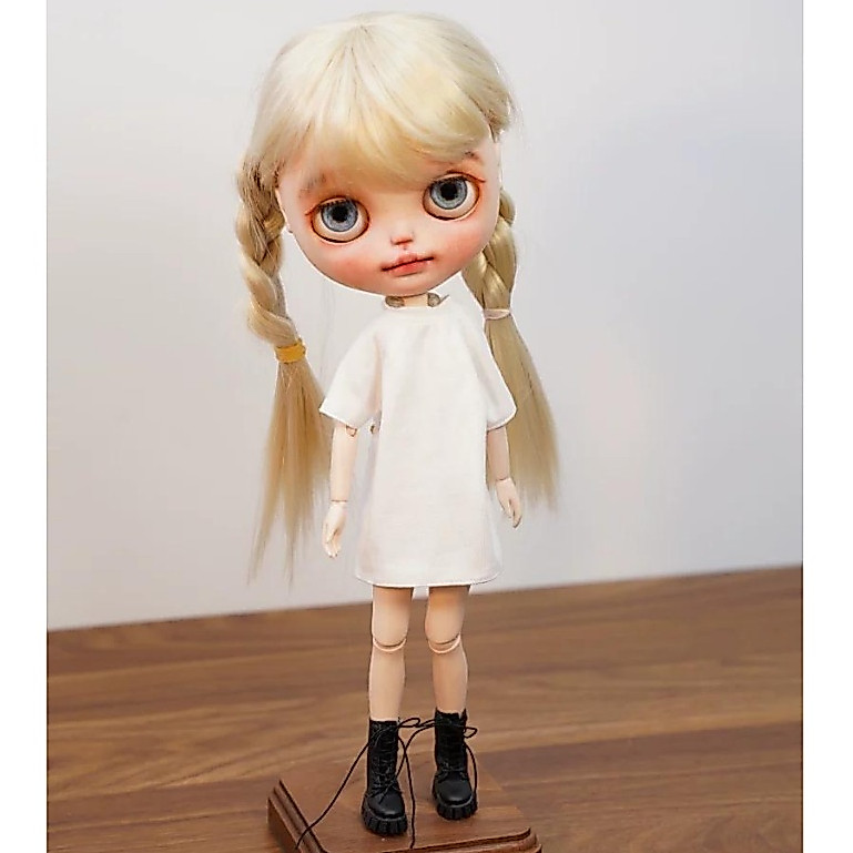 Blythe Small Cloth ob24, 1/6 bjd Baby Clothes All-Match Long T-Shirt
