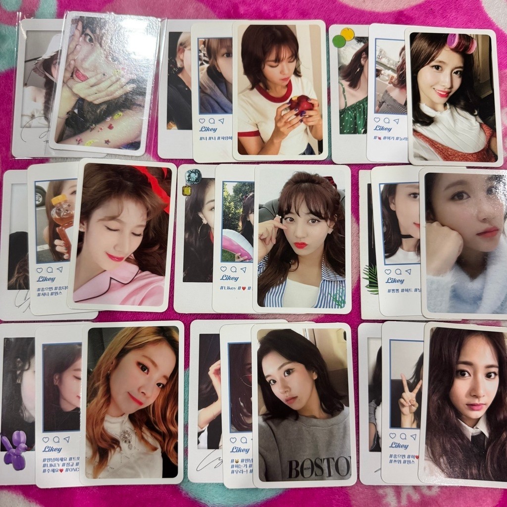 TWICE Twicetagram Likey การ์ดรูปถ่ายอย่างเป็นทางการ