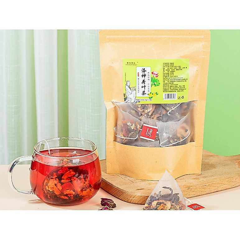 [คลังสินค้าพร้อม] ชากระเจี๊ยบ Hawthorn Mulberry Rose Eggplant Cassia Seed WJG