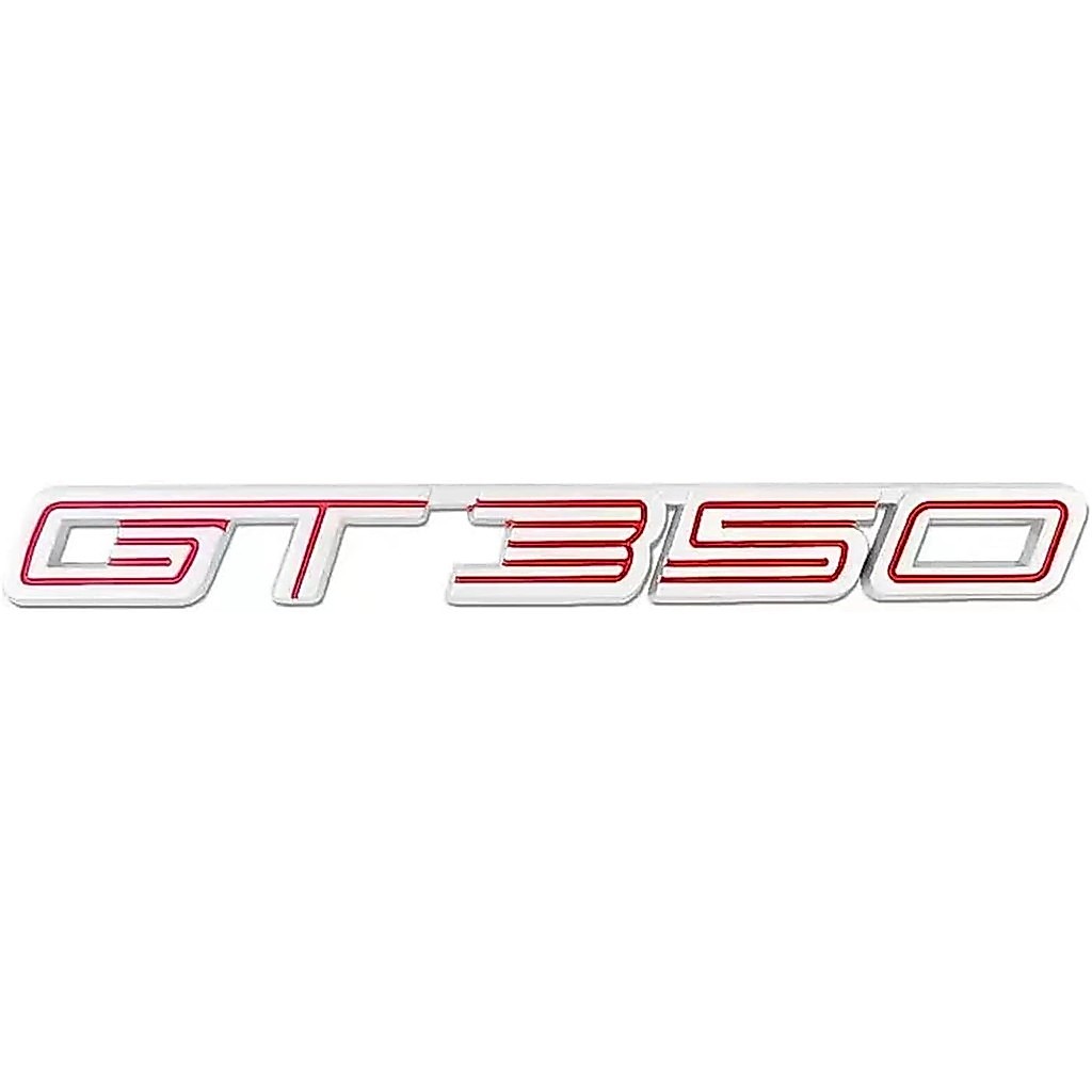 รถ 3D โลหะสติกเกอร์ตัวอักษรใช้งานร่วมกับ Mustang GT 500 Shelby GT350 GT500 โลโก้, Trunk Badge สติกเก