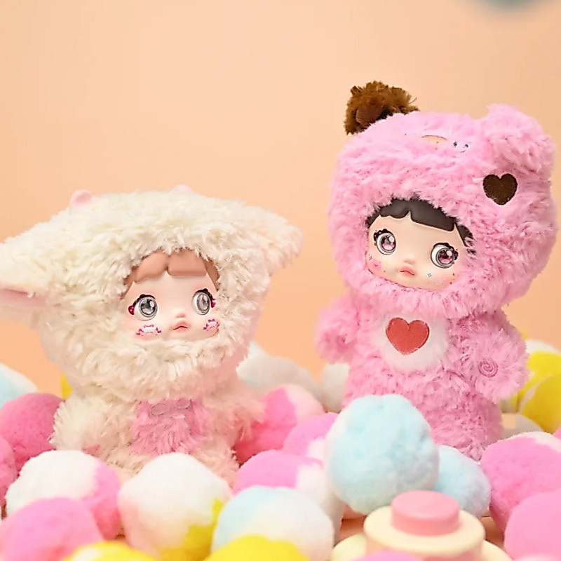 Nommi Loveliness ไม่เคยสิ้นสุด Series จี้ตุ๊กตาไวนิล ตัวเลขน่ารัก Nommi Blind Box