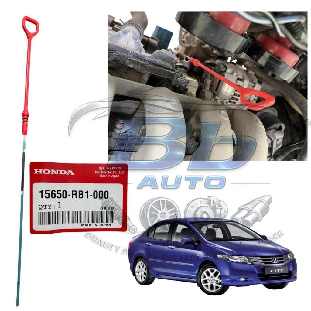TMO, T9A CITY 09-19 GM2/6 ENGINE OIL LEVEL GAUGE DIPSTICK TSA BRV, T5A, TFO, JAZZ 15650-RB1-000