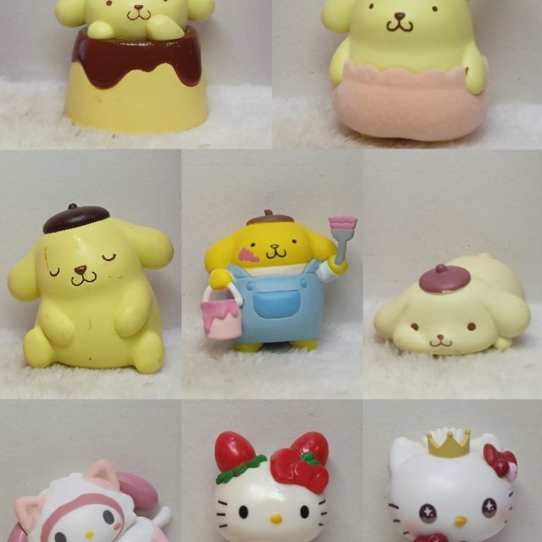 Prelove Mini Figure MF74 Pompompurin, My Melody, Hello Kitty