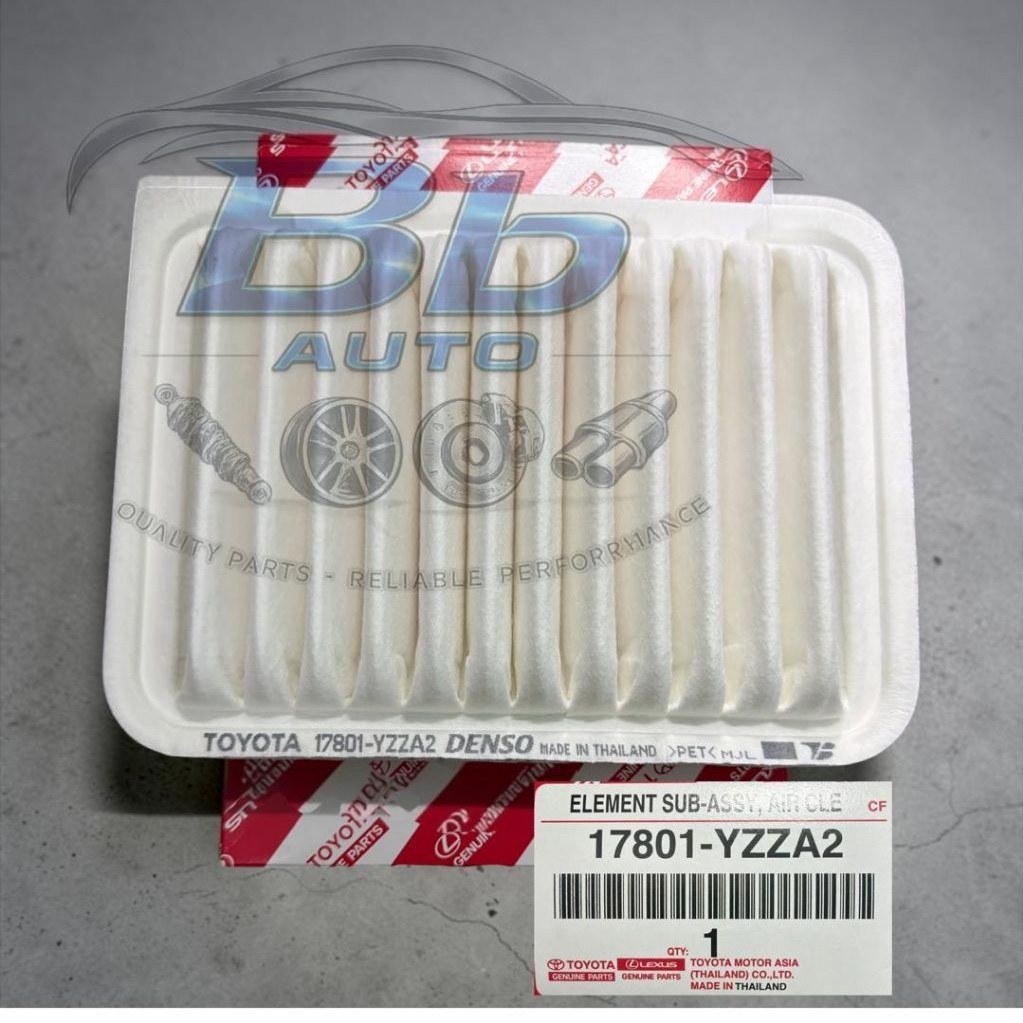 TOYOTA NCP93 VIOS 07-10, ALTIS, WISH, HARRIER, VOXY, AIR FILTER /PENAPIS UDARA 17801-YZZA2