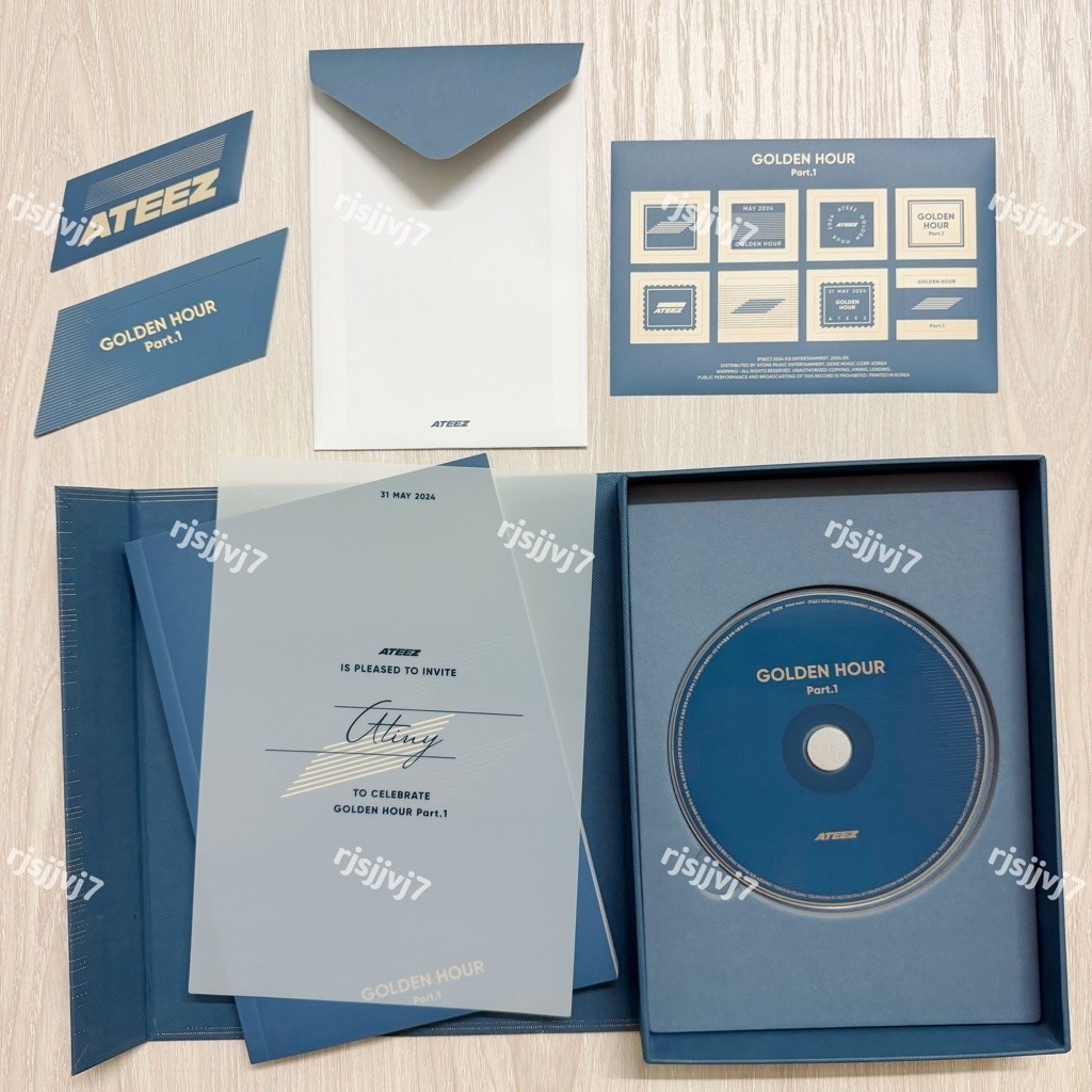 ATEEZ GOLDEN HOUR : PART.1 BLUE HOUR VER. (แกะซีล)