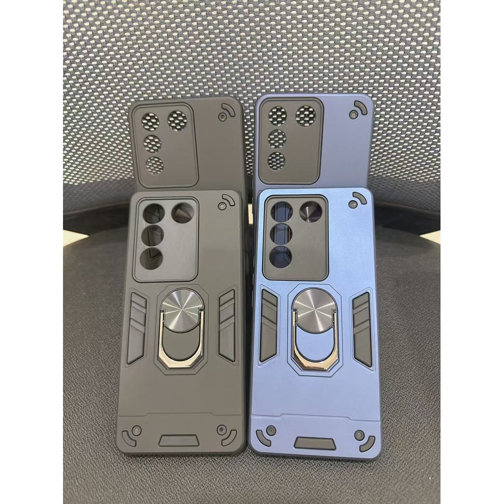 VIVO V27E/V27/V27 PRO กันกระแทก 360 หมุนแหวนแม่เหล็กขาตั้งปลอก