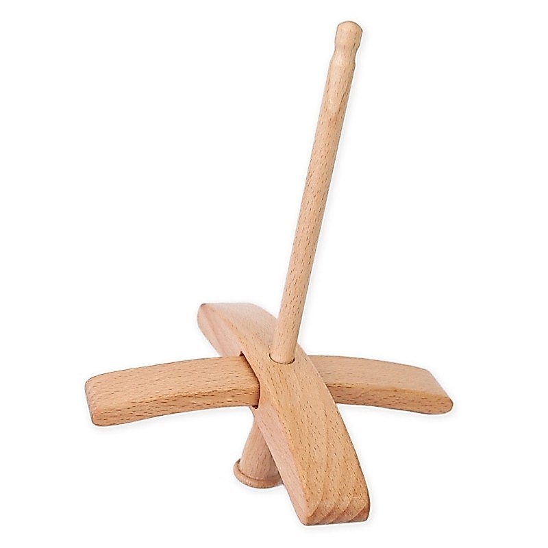 Cc Drop Spindle Crosses-Shaped Spin Wheel คู่มือ Top-Weaving Spin Wheel ใช้งานง่ายสําหรับผู้ที่ชื่นช