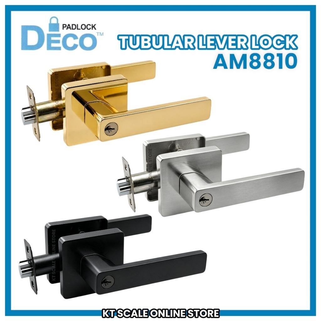 DECO TUBULAR LEVER LOCK AM8810