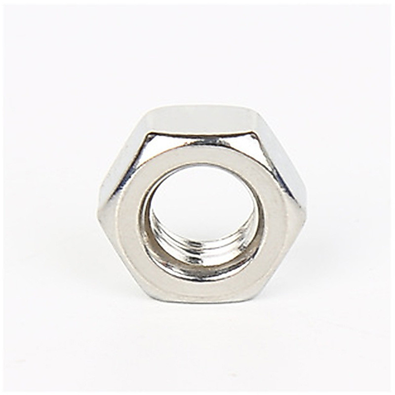 201 สแตนเลสสตีล Hex Nut M3-M30 DIN934 Hex Fastening Nut สแตนเลสสตีล Hex Nut