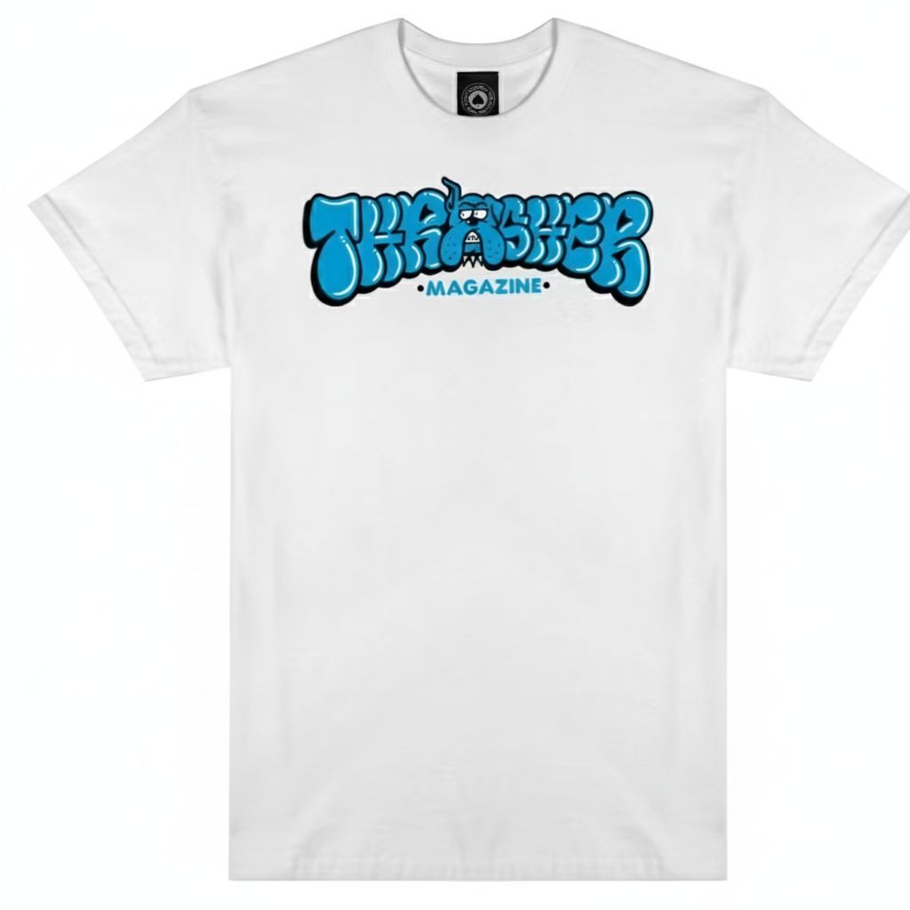 เสื้อยืด Thrasher Bully สีขาว