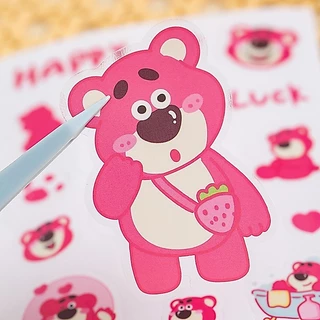 การ์ตูนน่ารัก ทําเอง สติ๊กเกอร์บุคลิกภาพสร้างสรรค์สําหรับเคสโทรศัพท์/ปก/หนังสือ/แท็บเล็ต/หมู, สติ๊กเกอร์กันน้ําเต็มไปด้วยความสนุกสนานและแสดงแนวบุคลิ