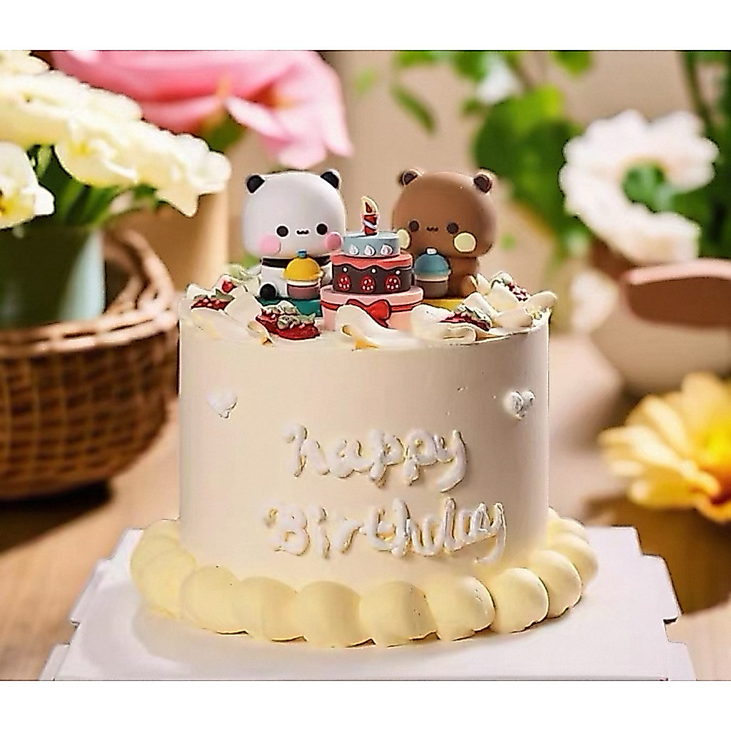 KEK HIASAN /蛋糕摆件小熊 一二布布/Bubu Dudu cake decoration / Bubu Dudu figues