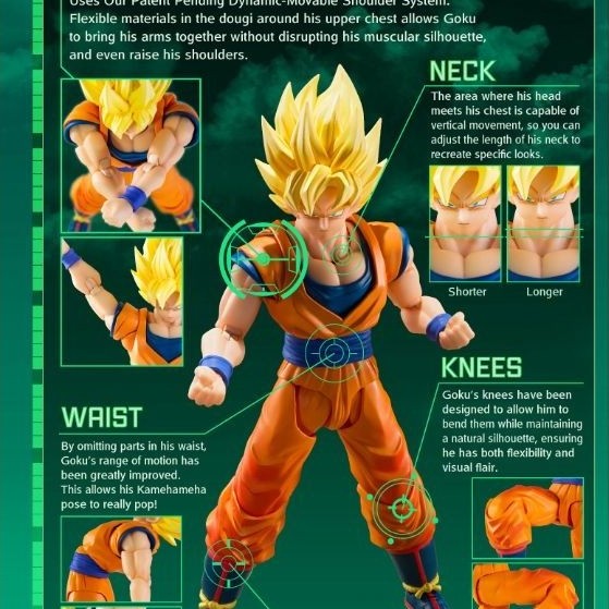 Bandai shf goku เกมเริ่มต้น