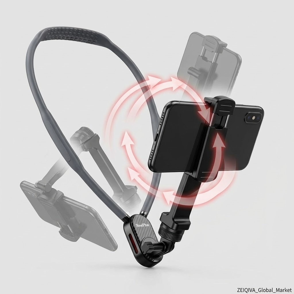 ️‍ ใหม่ 3in1 คอขาตั้งโทรศัพท์ NP-G1 G2 G3 แฮนด์ฟรี POV Vlog Mount Holder สําหรับสมาร์ทโฟนและ Action 