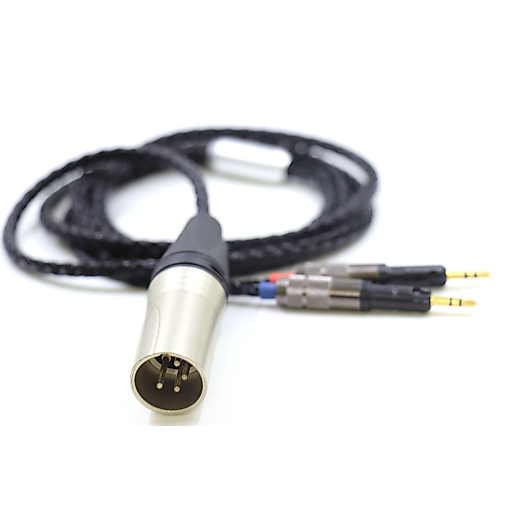 16Cores Silver Plated HIFI Murky สีดํา Xrl 6.35 2.5/4.4 มม.สเตอริโอ R70X หูฟังอัพเกรดสําหรับ ATH-R70