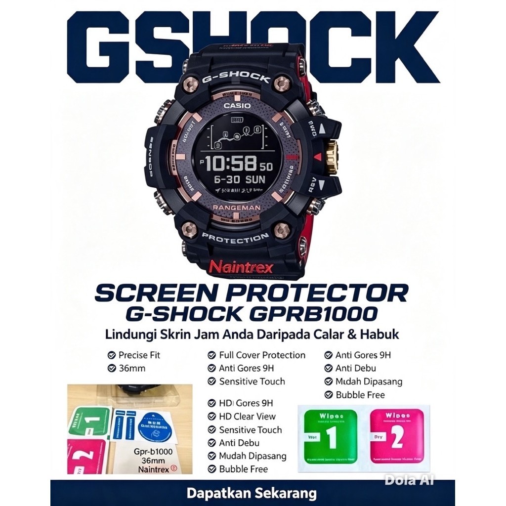 🇲🇾 กระจกนิรภัยสําหรับ GPR-B1000 / GPRB1000 ฟิล์มกันรอยหน้าจอ