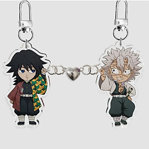 พวงกุญแจแม่เหล็กอะคริลิค Sanemi x Giyuu