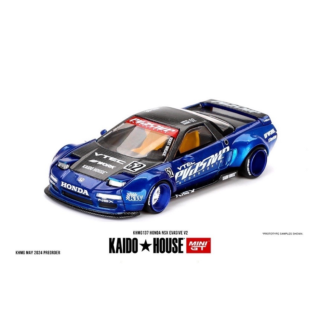 Kaido House Mini GT Honda NSX Evasive V2 Blue Honda NSX Mini GT