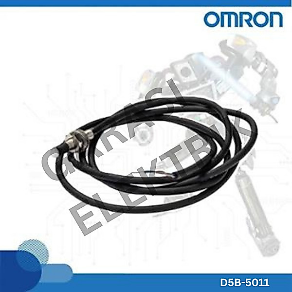 OMRON D5B-5011 - สวิตช์จํากัดยุทธวิธี - ขนาด M5 - 1M - แบบมีสายล่วงหน้า