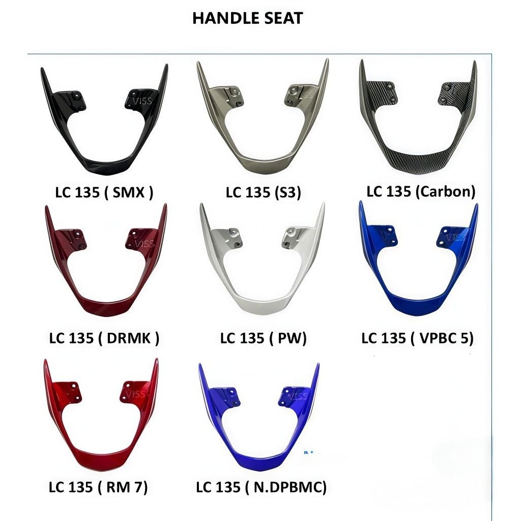 YAMAHA LC135 LC 135 135LC 135 LC V1 HANDLE ที่นั่ง SPOILER BAR ที่นั่งบาร์ L BAR L BAR BELAKANG CUSH