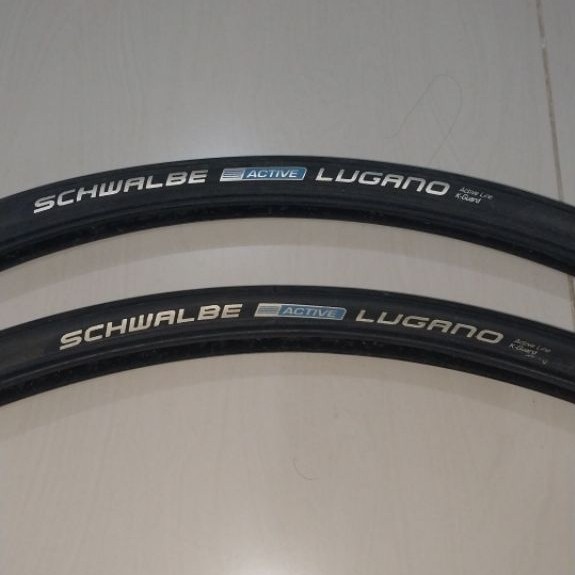 Schwalbe Lugano 700c ยางจักรยานเสือหมอบด้านนอก 25 มม. ในคู่