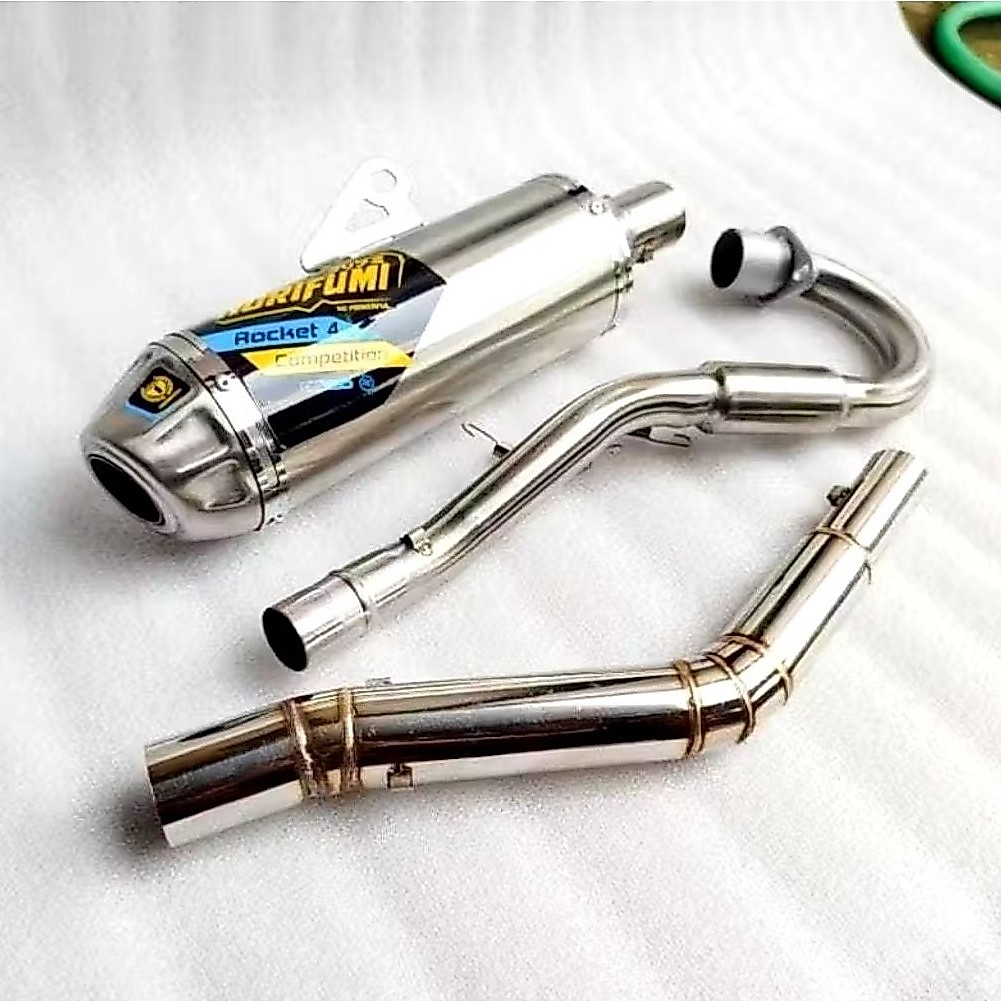 ท่อไอเสียแข่ง norifumi ksr110 msx125 xr125 xr150 xr200 xtz125 klx150 wr155 crf150