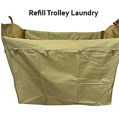 Refill Bag Laundry Cart / Laundry Cart Trolley Bag (เฉพาะกระเป๋า)