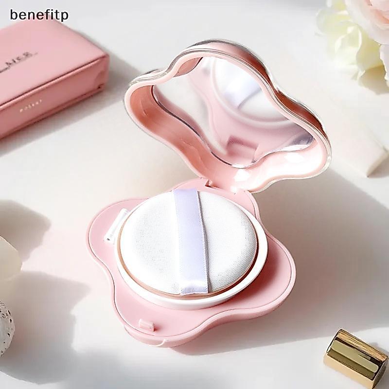 Benefit Air Cushion Foundation DIY กล่องมินิน่ารักพัฟที่ว่างเปล่ากล่องกระจกแบบพกพาสําหรับ Bb ครีมเคร