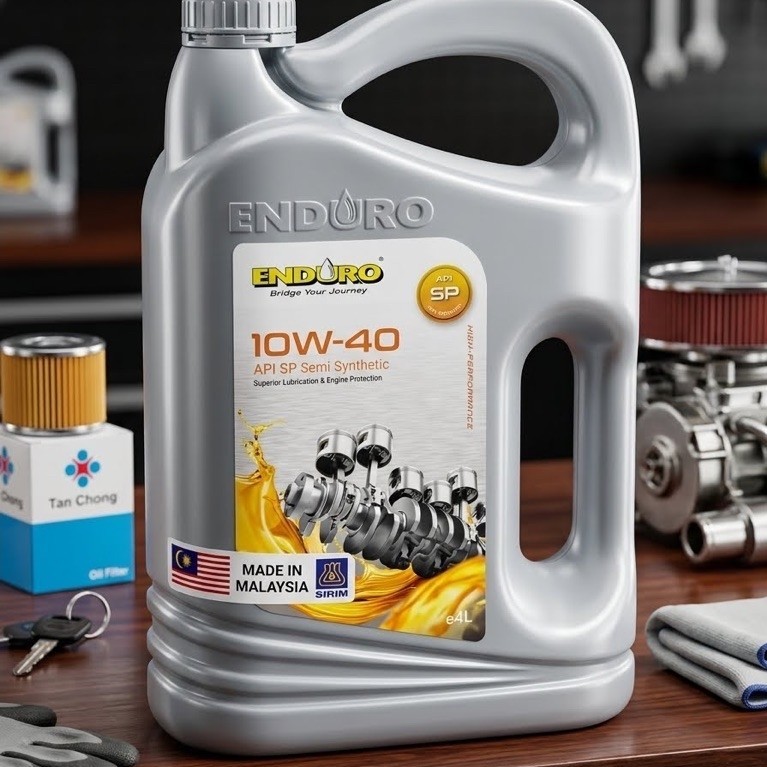 ENDURO IRIDIUM SEMI SYNTHETIC SAE10W40 API SN 4LITER